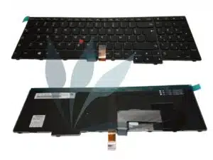 Clavier français rétro-éclairé neuf pour Lenovo Thinkpad T540P