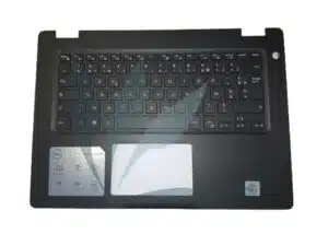 Clavier français avec plasturgie repose-poignets noire neuf pour Dell Inspiron 3480