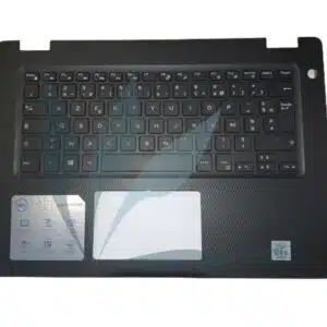 Clavier français avec plasturgie repose-poignets noire neuf pour Dell Inspiron 3482