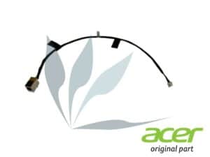 Connecteur d'alimentation carte mère sur câble 65W Discrete neuf d'origine Acer pour Acer Aspire A517-51P