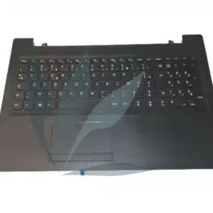 Clavier français avec repose-poignets gris neuf d'origine Lenovo pour Lenovo Ideapad 110-15ACL