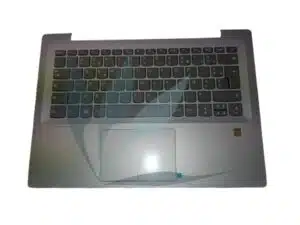 Clavier français rétro-éclairé avec repose-poignets argent neuf d'origine Lenovo pour Lenovo Ideapad 520S-14IKB