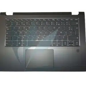 Clavier français avec repose-poignets gris neuf d'origine Lenovo pour Lenovo Ideapad 530-14IKB