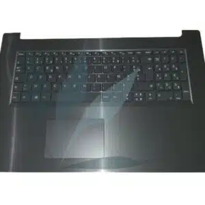 Clavier français avec plasturgie repose-poignets noire neuf d'origine Lenovo pour Lenovo V340-17IWL (Type 81RG)