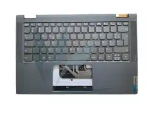 Clavier français avec plasturgie repose-poignets gris foncé neuf d'origine Lenovo pour Lenovo Ideapad Flex 5-14ITL05