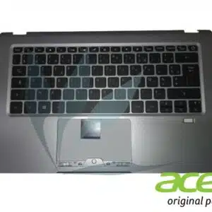 Clavier français rétro-éclairé avec repose-poignets argent neuf d'origine Acer pour Acer Swift SF114-34