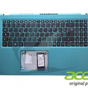 Clavier français avec repose-poignets bleu neuf d'origine Acer pour Acer Aspire A315-35