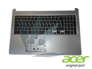 Clavier français avec repose-poignets argentneuf d'origine Acer pour Acer Chromebook CB315-3H