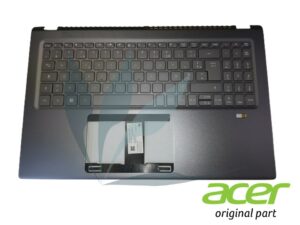 Clavier français rétro-éclairé avec plasturgie repose-poignets grise neuf d'origine Acer pour Acer Swift SFX16-51G