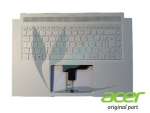 Clavier français avec plasturgie repose-mains blanche neuf d'origine Acer pour Acer Conceptd  CN316-73P