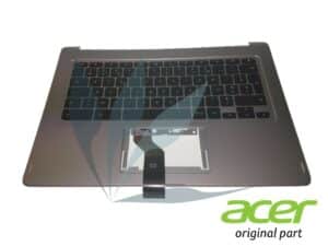 Clavier français avec repose-poignets argent neuf d'origine Acer pour Acer Chromebook CB5-312T