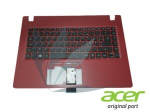 Clavier français avec repose-poignets rouge neuf d'origine Acer pour Acer Aspire A114-31