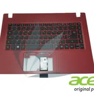 Clavier français avec repose-poignets rouge neuf d'origine Acer pour Acer Aspire A114-31