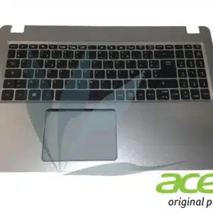 Clavier français avec repose-poignets argent neuf d'origine Acer pour Acer Aspire A515-52G