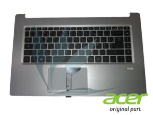 Clavier français rétro-éclairé avec repose-poignets argent neuf d'origine Acer pour Acer Swift SF515-51T