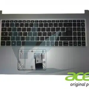 Clavier français avec repose-poignets argent neuf d'origine Acer pour Acer Aspire A315-23