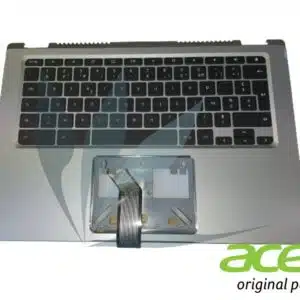 Clavier français avec repose-poignets argent neuf d'origine Acer pour Acer Chromebook CP514-1H