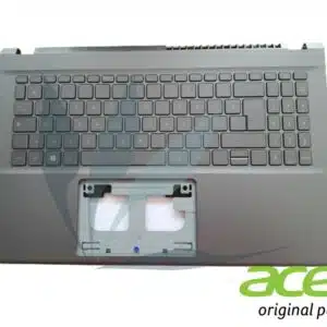 Clavier français rétro-éclairé avec plasturgie repose-mains grise neuf d'origine Acer pour Acer Aspire A515-57G