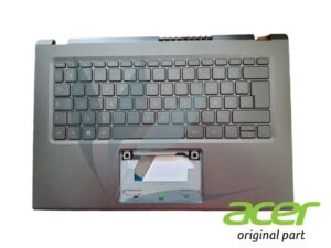 Clavier français rétro-éclairé avec plasturgie repose-mains grise neuf d'origine Acer pour Acer Aspire A514-55
