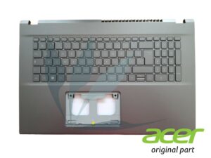 Clavier français rétro-éclairé avec plasturgie repose-mains grise neuf d'origine Acer pour Acer Aspire A517-53G