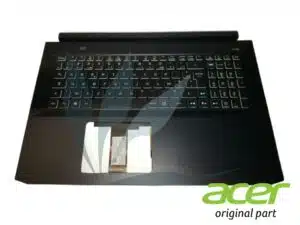 Clavier français rétro-éclairé avec repose-poignets noir neuf d'origine Acer pour Acer Predator Helios PH317-53