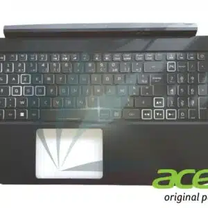 Clavier français rétroéclairé avec repose-poignets neuf d'origine Acer pour Acer Aspire Nitro AN515-55 - nous contacter en cas de doute sur la compatibilité avec votre modèle -