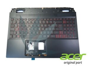 Clavier français rétro-éclairé avec plasturgie repose-poignets noire neuf d'origine Acer pour Acer Aspire Nitro AN515-58 (pour modèles avec carte graphique RTX 3050)