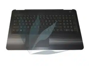Clavier français non rétro-éclairé avec repose-poignets gris neuf d'origine HP pour HP Pavilion 15-AW SERIES