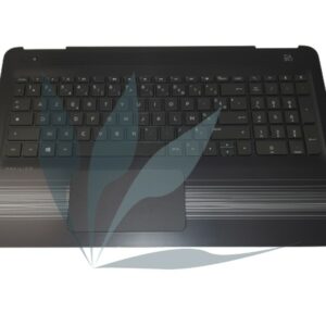 Clavier français non rétro-éclairé avec repose-poignets gris neuf d'origine HP pour HP Pavilion 15-AW SERIES