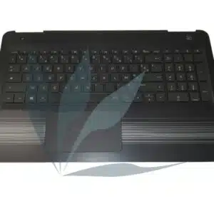 Clavier français non rétro-éclairé avec repose-poignets gris neuf d'origine HP pour HP Pavilion 15-AU SERIES