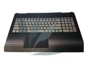 Clavier français rétro-éclairé avec repose-poignets gris foncé neuf d'origine HP pour HP Pavilion 15-BC SERIES