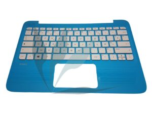 Clavier français blanc avec repose-poignets bleu neuf d'origine HP pour HP 11-Y SERIES