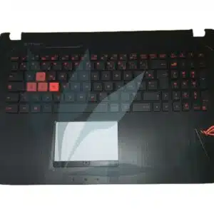 Clavier français avec repose-poignets noir / lettres orange
neuf d'origine Asus pour Asus G502VS