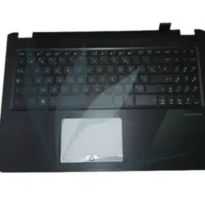 Clavier français rétro-éclairé avec repose poignets noir neuf d'origine Asus pour Asus FX570ZD