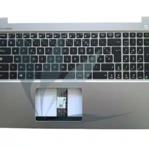 Clavier français avec repose-poignets gris neuf d'origine Asus pour Asus K501UW