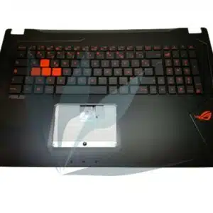 Clavier français avec  repose-poignets noir neuf d'origine Asus pour Asus G702VS