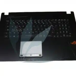 Clavier français rétro-éclairé avec plasturgie repose-poignets noire neuf d'origine Asus pour Asus GL753VE