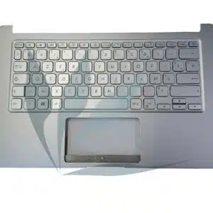 Clavier français rétro-éclairé avec repose-poignets argent neuf d'origine Asus pour Asus X403F