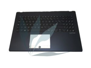 Clavier français non rétro-éclairé avec repose-poignets bleu neuf d'origine Asus pour Asus FX571GT