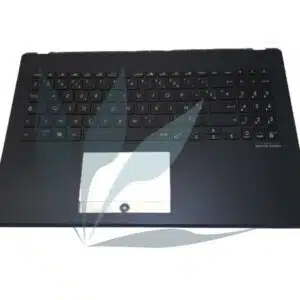 Clavier français non rétro-éclairé avec repose-poignets bleu neuf d'origine Asus pour Asus FX571GT