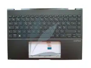 Clavier français avec plasturgie repose-mains grise neuf d'origine Asus pour Asus UX363EA