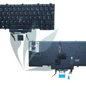 Clavier français neuf d'origine Dell pour Dell Latitude 7490