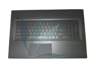 Clavier français rétro-éclairé avec plasturgie repose-poignets neuf d'origine HP pour HP Envy 17-BW SERIES