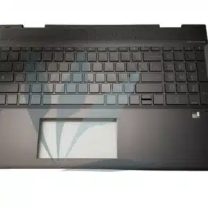 Clavier français avec repose-poignets gris foncé neuf d'origine HP pour HP Envy X360 15-DS SERIES