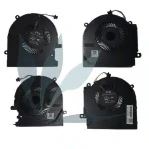 Paire de ventilateurs (CPU et GPU) 12V neufs pour HP Omen 15-EK SERIES - Attention voir remarques ci-dessous
