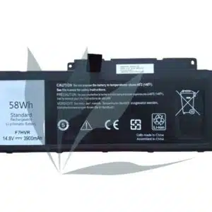 Batterie 57-72Wh, Li-ion, 14.8V, 3900mAh compatible neuve pour Dell Inspiron 7746