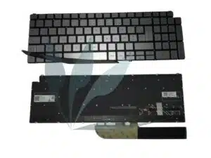 Clavier français rétro-éclairé à sertir neuf d'origine Dell pour Dell Inspiron 7501