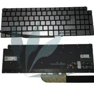 Clavier français rétro-éclairé à sertir neuf d'origine Dell pour Dell Inspiron 5502