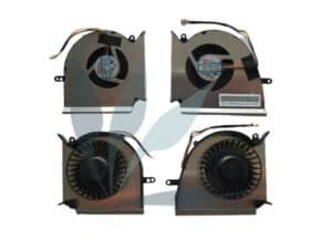 Paire de ventilateurs CPU/GPU neufs pour MSI GL75 9SD