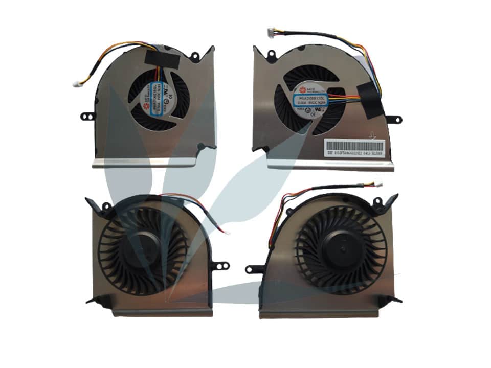 Paire de ventilateurs CPU/GPU neufs pour MSI GL75 9SD - Pièce PC Portable  -- Toutes les pièces pour ordinateurs portable